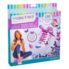 Набор для творчества Make It Real для обуви Sticker Chic: Butterfly Bling