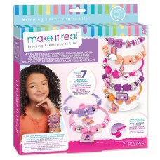 Make It Real DIY Fashion Beaded Bangle Bracelets