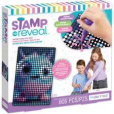 Набор для творчества Make It Real Штамп Stamp Reveal 2 Pk (Cool Cat & Smily Dino)