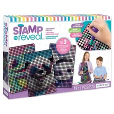 Набор для творчества Make It Real Reveal Штамп Stamp Reveal 3 pk (DJ Bunny, Frog Princess, Chillin P