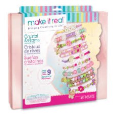 Набор для творчества Make It Real Браслеты с бусинами Crystal Dreams: Nature's Tale Jewelry with Swarovski Crystals