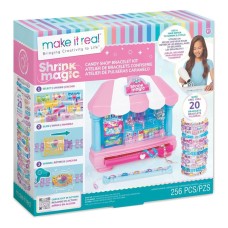 Набор для творчества Make It Real создание браслетов Shrink Magic Candy Shop Bracelet Kit