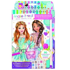Make It Real Fashion Design Sketchbook: Blooming Creativity