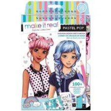 Набор для творчества Make It Real Sketchbook - Pastel Pop!