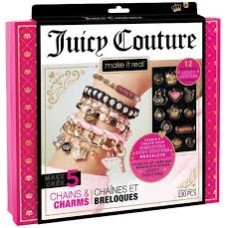 НАБОР ДЛЯ ТВОРЧЕСТВА MAKE IT REAL ЦЕПОЧКИ С БУСИНАМИ JUICY COUTURE CHAINS & CHARMS