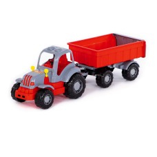 Полесье "Силач", трактор с прицепом №1