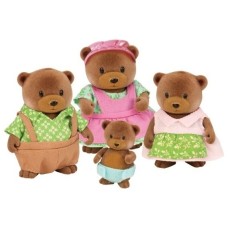 НАБОР ПЛАСТИКОВЫХ ФИГУРОК LI`L WOODZEEZ СЕМЬЯ МЕДВЕДЕЙ 6093M