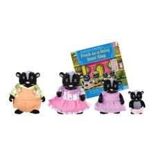 Набор фигурок Li`l Woodzeez Семья скунсов