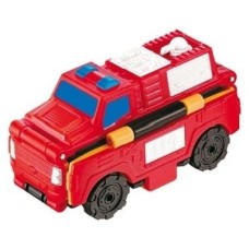 МАШИНКА-ТРАНСФОРМЕР FLIP CARS 2 В 1 ФРОНТАЛЬНЫЙ ПОГРУЗЧИК И ПОЖАРНАЯ МАШИНА