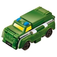 МАШИНКА-ТРАНСФОРМЕР FLIP CARS 2 В 1 СИГНАЛЬНЫЙ ГРУЗОВИК И ВОЕННАЯ СКОРАЯ ПОМОЩЬ