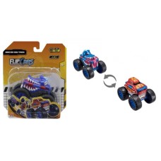 МАШИНКА-ТРАНСФОРМЕР FLIP CARS 2 В 1 ПЕРЕВЕРНУТЫЙ АВТОМОБИЛЬ И ГРУЗОВИК МОНСТР ВОЛК