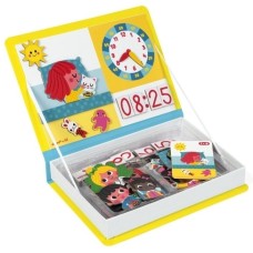Магнитная книга Janod Учимся называть время J02724