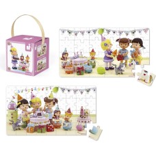 Набор из 2 пазлов Janod Праздник Джульеты J02768