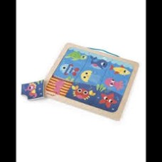 Пазл магнитный Janod Рыбки 9 эл. J08181