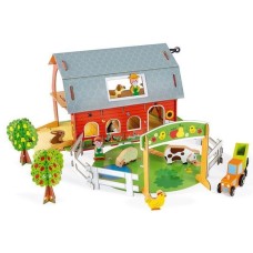 Игровой набор Janod Ферма с животными 3D J08577