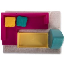 НАБОР ДЛЯ КУКОЛ ПЛАСТИКОВЫЙ LORI МЕБЕЛЬ ДЛЯ ГОСТИНОЙ LO37012Z