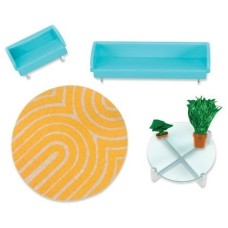 НАБОР ДЛЯ КУКОЛ ПЛАСТИКОВЫЙ LORI МЕБЕЛЬ ДЛЯ ГОСТИНОЙ LO37031Z