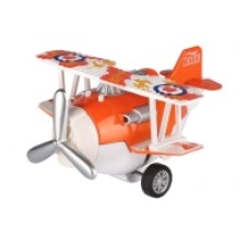 Самолет металический инерционный Same Toy Aircraft оранжевый со светом и музыкой SY8012Ut-1