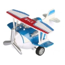 Самолет металический инерционный Same Toy Aircraft синий со светом и музыкой SY8012Ut-2
