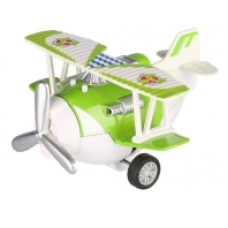 Самолет металический инерционный Same Toy Aircraft зеленый со светом и музыкой SY8012Ut-4
