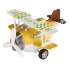 Самолет металический инерционный Same Toy Aircraft желтый со светом и музыкой SY8015Ut-1