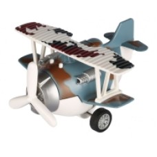 Самолет металический инерционный Same Toy Aircraft синий SY8016AUt-4