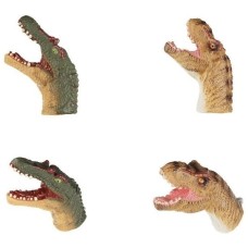 Игровой набор Same Toy Пальчиковый театр 2 ед, Спинозавр и Тиранозавр