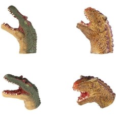 Игровой набор Same Toy Пальчиковый театр 2 ед, Спинозавр и Карнотавр