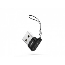 Кабель UGREEN US280 USB A(М)/USB-C (F) Adapter (Black) 50568