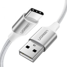 Кабель UGREEN US264 USB 2.0 C M/M ABS Cover 1m (White)