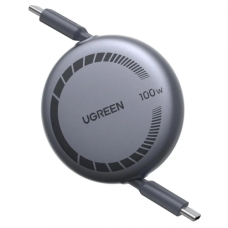 Зарядный кабель Ugreen L531 USB-C to USB-C PD Fast Charging Retractable Cable 100W Max 1m, 65905