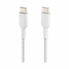 Кабель USB-C > USB-C зарядки/синхронизации Belkin 2м, 240Вт, Type-C, витой, белый