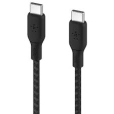 Кабель USB-C > USB-C зарядки/синхронизации Belkin 1м, 240Вт, Type-C, витой, черный