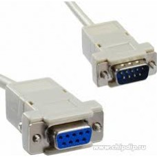 Кабель удлинитель Cablexpert CC-133-6-N, COM (RS232) порта, 9M/9F, 1.8м, пакет