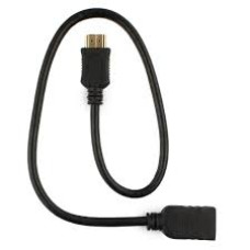 Кабель-удлинитель HDMI Cablexpert CC-HDMI4X-0.5M, 19M/19F, v2.0, медь, позол.контакты, экран, 0.5м