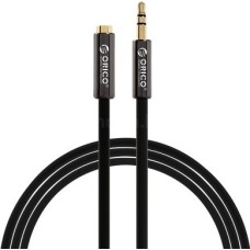 Аудио кабель ORICO FMC-10-BK <3.5mm Audio Port, 1M, Black>