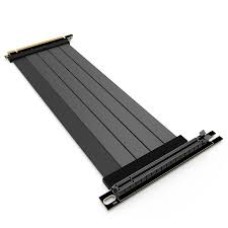 Райзер кабель Zalman RCG422, PCI-E 4.0, PCI-E x 16 Male to PCI x 16 Female, 220mm, Black