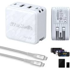 Карта видеозахвата Зарядный блок + передача данных AverMedia Core GO, Charging 100W, white GC313