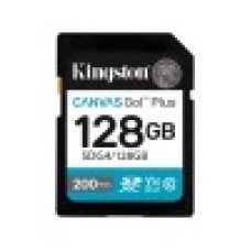 Карта памяти, Kingston, SDG4/128GB, SDXC 128GB, Canvas Go Plus, C10, UHS-I, U3, V30