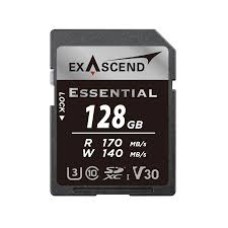 Карта памяти SD Exascend Essential, 128Gb, SDXC I, UHS-I (V30), R170/W140
