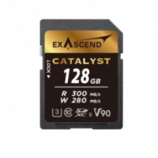 Карта памяти SD Exascend Catalyst, 128Gb, SDXC II, UHS-II (V90), R300/W280