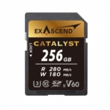Карта памяти SD Exascend Catalyst, 256Gb, SDXC II, UHS-II (V60), R280/W180