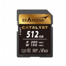 Карта памяти SD Exascend Catalyst, 512Gb, SDXC II, UHS-II (V60), R280/W150