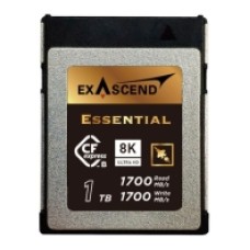 Карта памяти CFexpress Type B, 1Tb, Exascend Essential, 8K Ultra HD, PCIe3.0, R1800/W1700