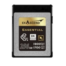 Карта памяти CFexpress Type B, 256Gb, Exascend Essential, 8K UltraHD, PCIe3.0, R1800/W1700