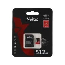 Карта памяти MicroSD, Netac P500 Extreme Pro 512GB 100MB/s Class 10, V30/A1/U3, retail pack