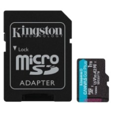 Карта памяти MicroSD, Kingston Canvas Go! Plus, 1TB, SDCG3/1TB, Class 10, A2, U3, V30, R170/W90 +ADP