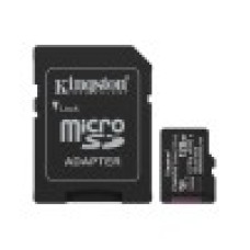 Карта памяти, Kingston, SDCS3/128GB, MicroSDXC 128GB, Canvas Select Plus, A1, U1, V10, c адаптером SD