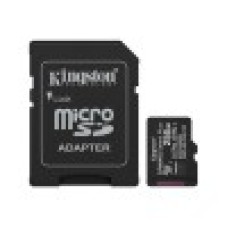 Карта памяти, Kingston, SDCS3/256GB, MicroSDXC 256GB, Canvas Select Plus, A1, U1, V10, c адаптером SD