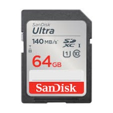 SANDISK Ultra 64GB SDXC Memory Card 140MB/s